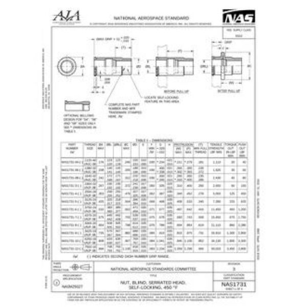 AIA NAS1731