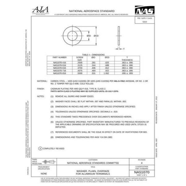 AIA NAS1070