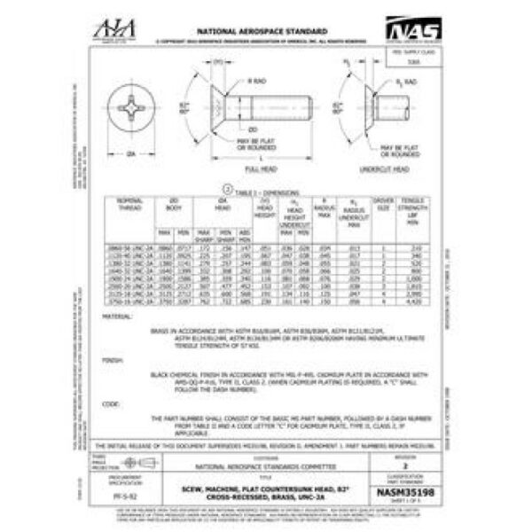 AIA NASM35198