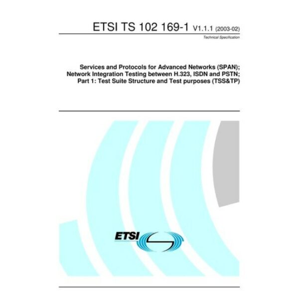 ETSI TS 102 169-1