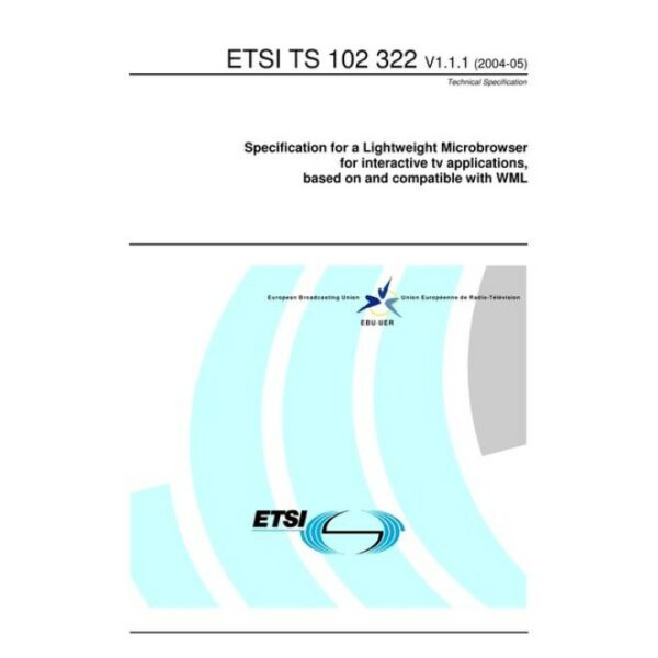 ETSI TS 102 322