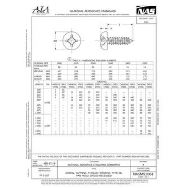 AIA NASM51861