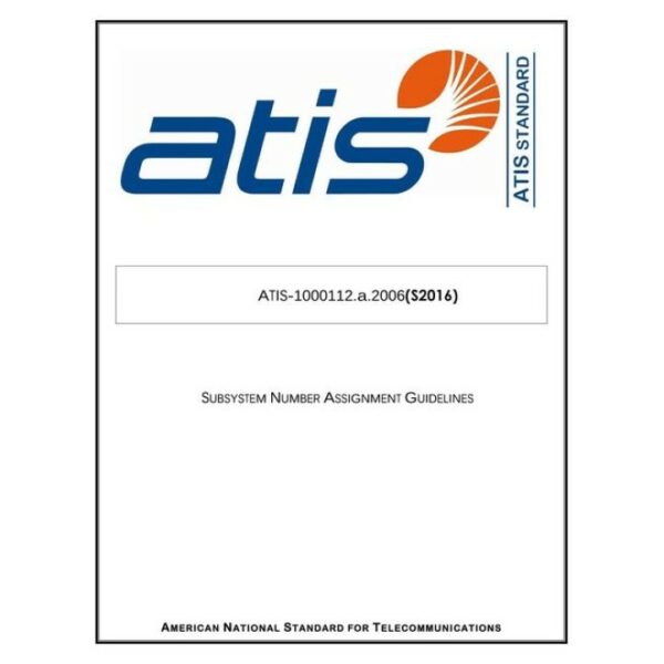 ATIS 1000112.a.2006 (S2016)