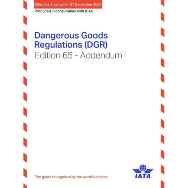 2024 Dangerous Goods Regulations (DGR)