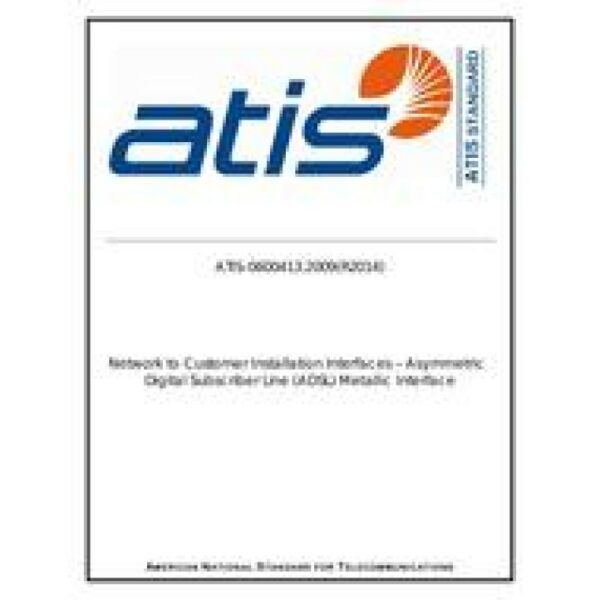 ATIS 0600413.2009(R2019)