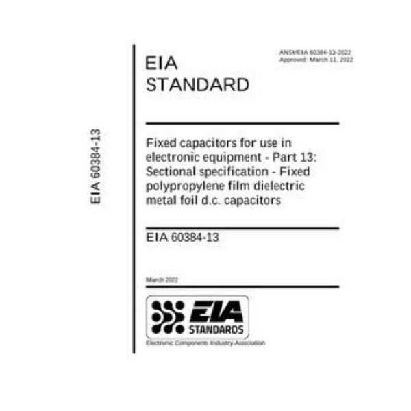 ECIA EIA-60384-13