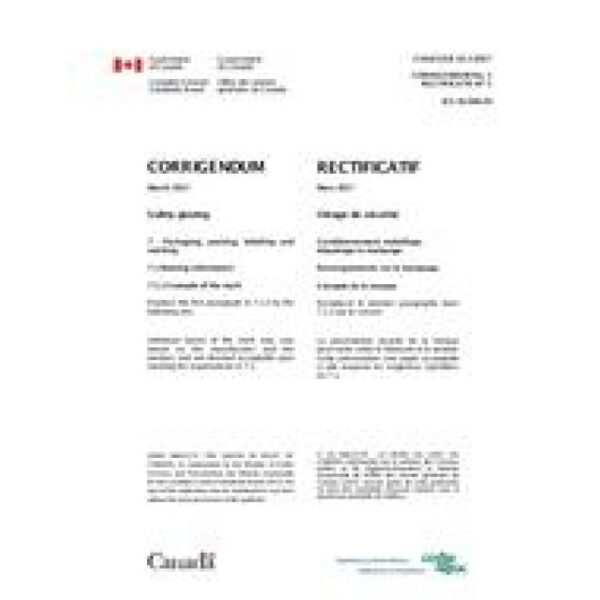 CAN/CGSB 12.1-2017 Rectitatif No. 1