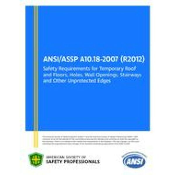 ASSP A10.18-2007 (R2012)