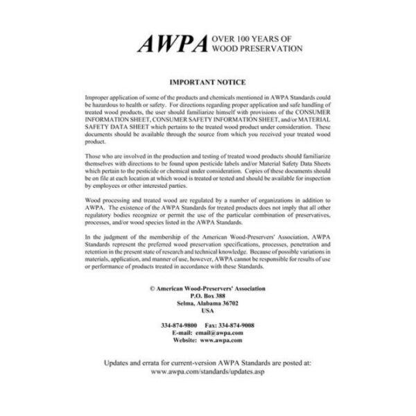 AWPA P1/P13-01