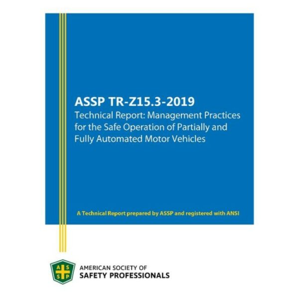 ASSP TR-Z15.3-2019