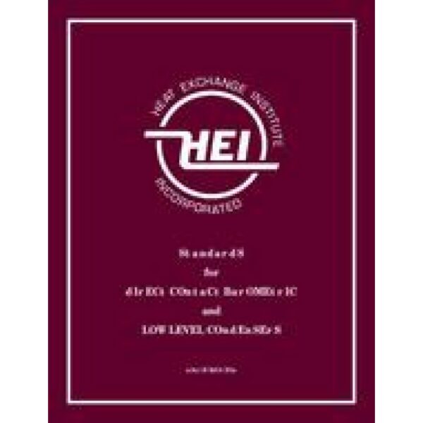 Standards for Direct Contact Barometric and Low Level Condensers, 9th Edition (HEI 117)