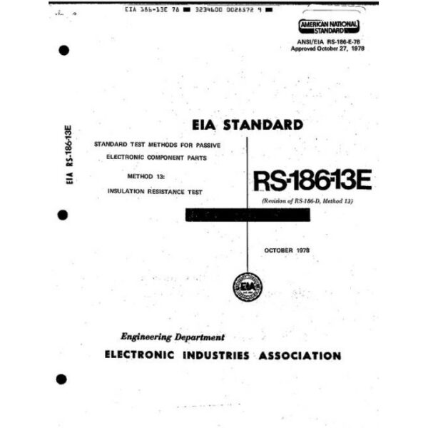 ECIA RS-186-13E