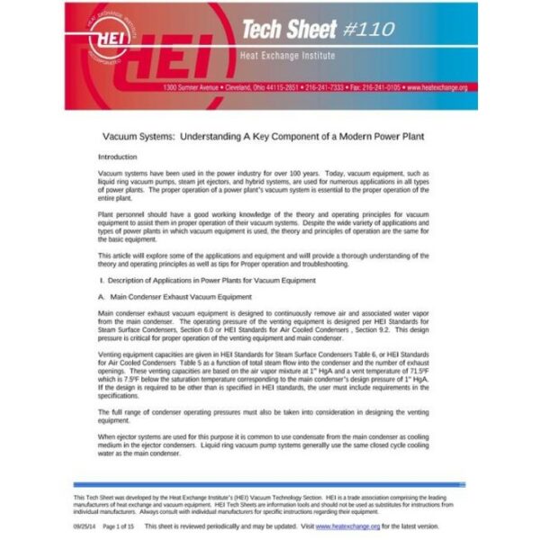 HEI Tech Sheet #110