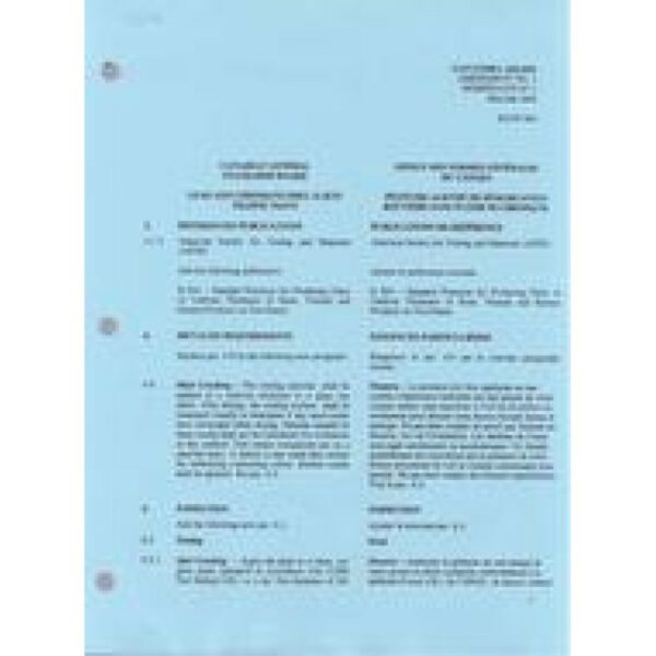 CAN/CGSB 1.220-2001 AMEND. NO. 1