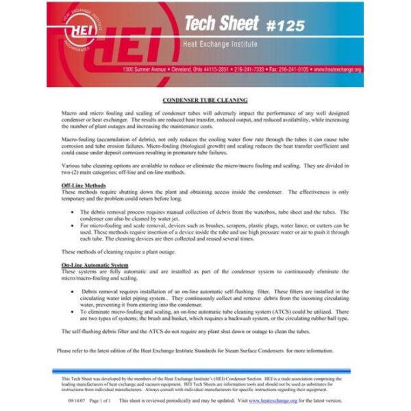 HEI Tech Sheet #125