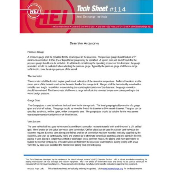 HEI Tech Sheet #114