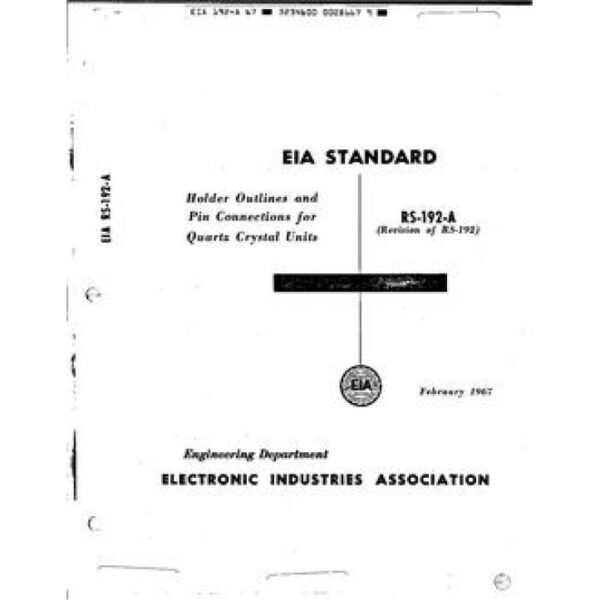 ECIA RS-192-A