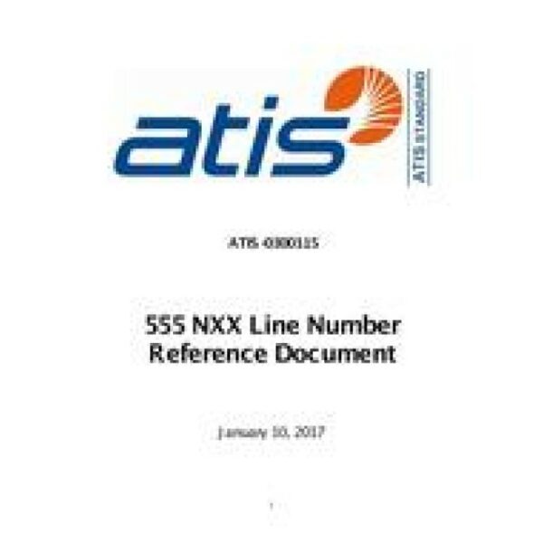 ATIS 0300115(2017-01)