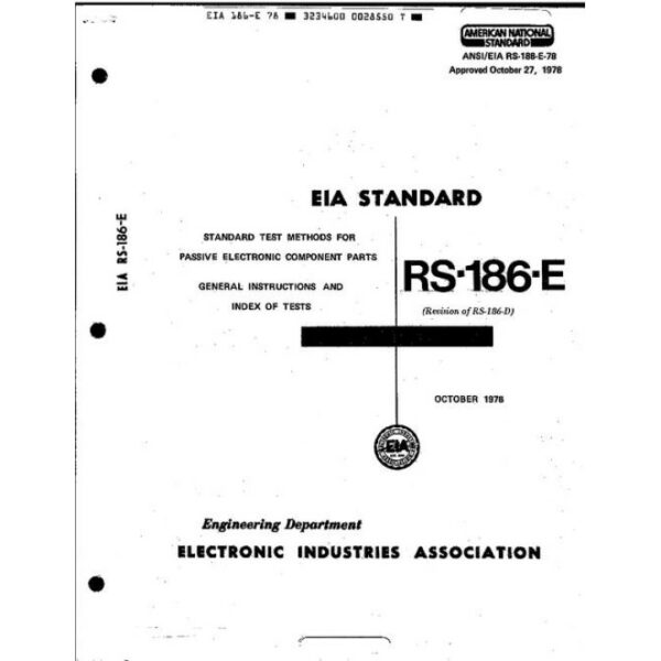 ECIA RS-186-E