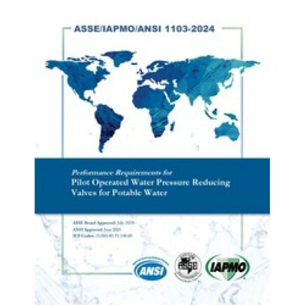 IAPMO /ANSI/CAN/ASSE 1103-2024