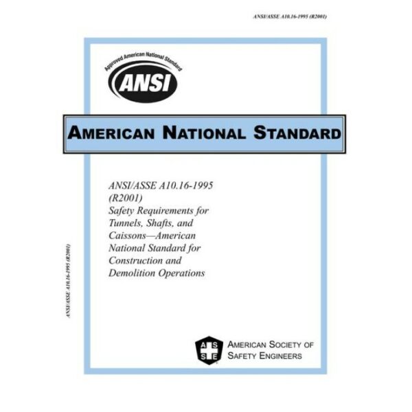 ASSP A10.16-1995(R2001)