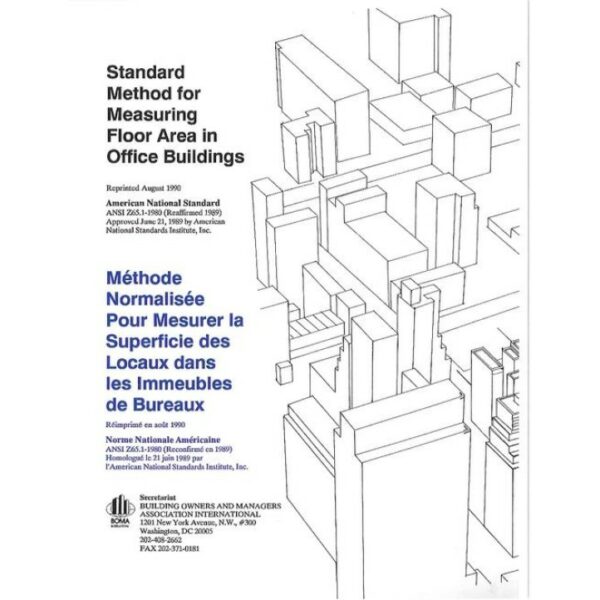 Standard Method for Measuring Floor Area in Office Buildings (ANSI/BOMA Z65.1-1989)