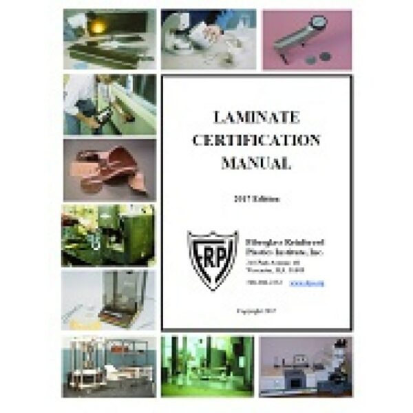 FRPI Laminate Certification Manual, 2017 Edition