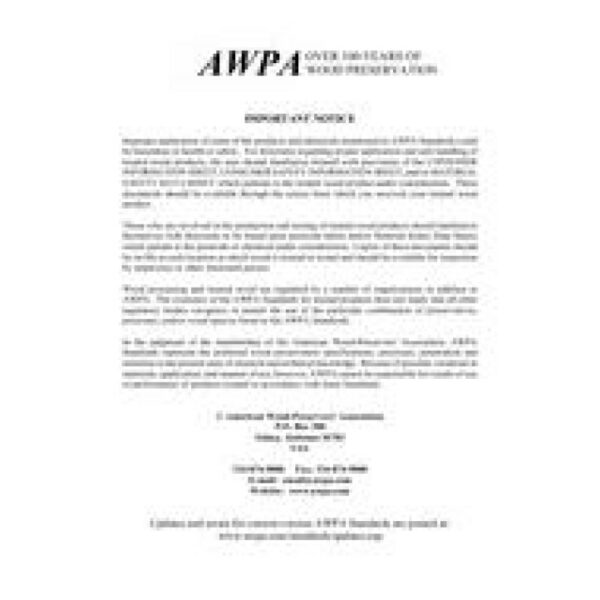 AWPA E11-97