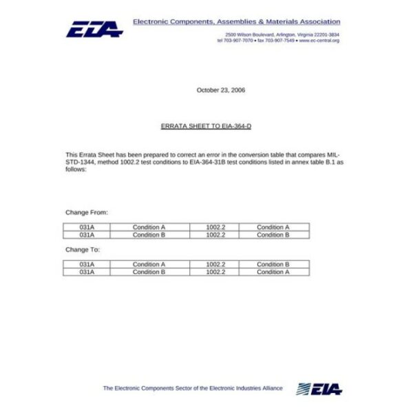 ECIA EIA-364-D