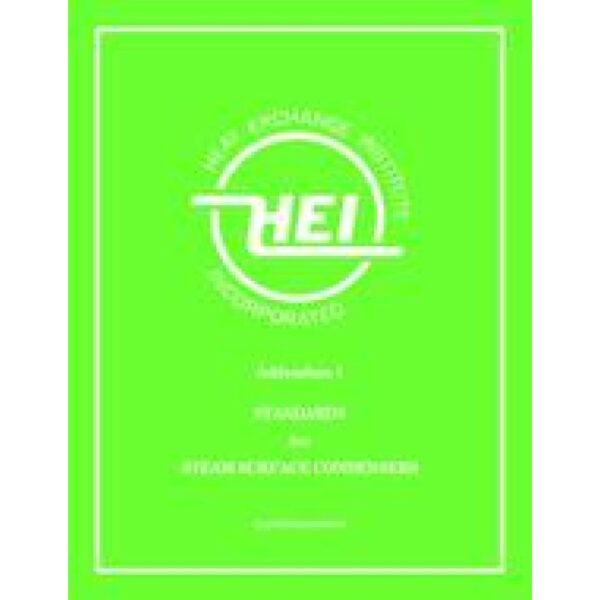 Standards for Steam Surface Condensers, 11th Edition (HEI 118), Addendum 1