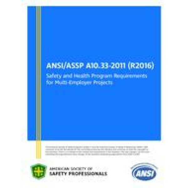 ASSP A10.33-2011 (R2016)