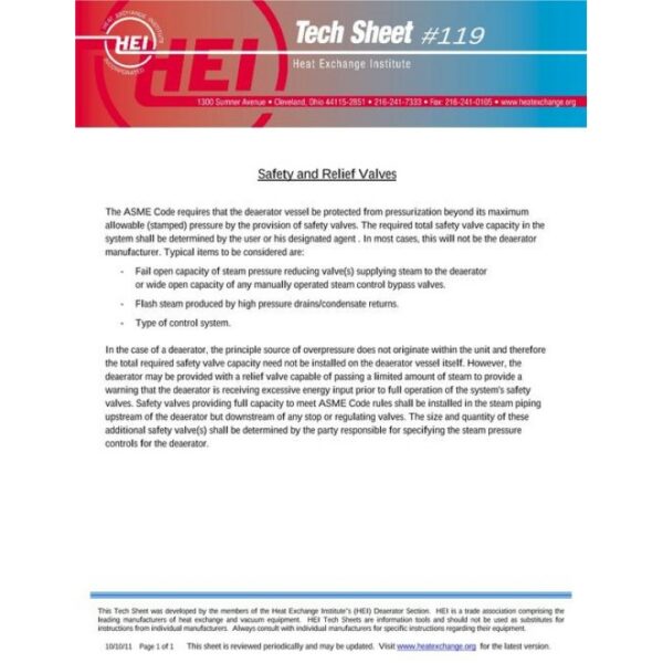 HEI Tech Sheet #119