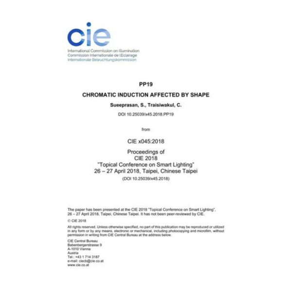 CHROMATIC INDUCTION AFFECTED BY SHAPE (PP19, 369-373)