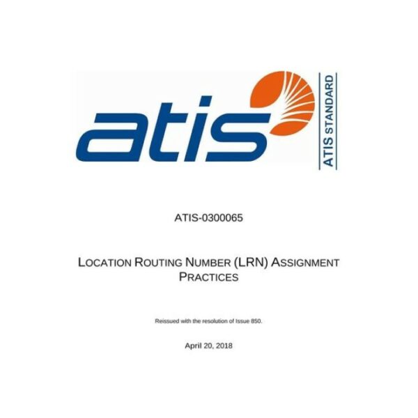 ATIS 0300065(2018-04)