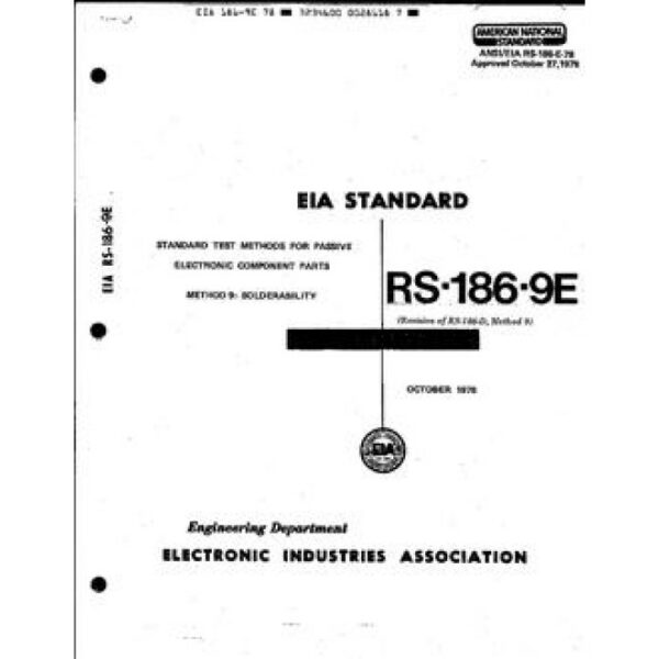 ECIA RS-186-9E