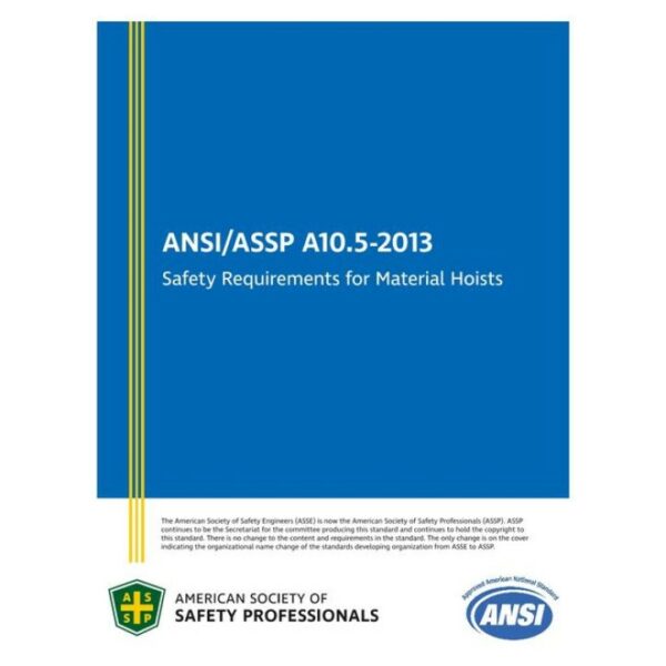 ASSP A10.5-2013