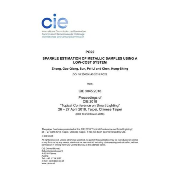 SPARKLE ESTIMATION OF METALLIC SAMPLES USING A LOW-COST SYSTEM (PO22, 511-517)