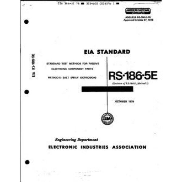 ECIA RS-186-5E