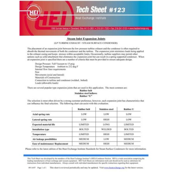 HEI Tech Sheet #123